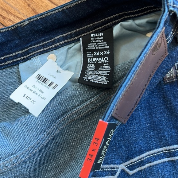 Buffalo by David Bitton - Straight Leg blue jeans size 34 x 34 - Picture 9 of 14